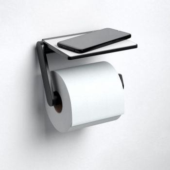  - KEUCO PLAN Black Selection uchwyt na papier toaletowy czarny mat 14973370000 - 14973370000 - Łazienki Szydłowski
