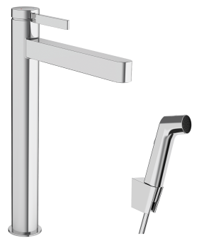- HANSGROHE Finoris bateria umywalkowa 260 z słuchawką prysznicową i wężem 160 cm chrom 76220000 - 76220000 - Łazienki Szydłowski