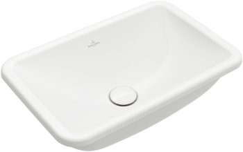  - Villeroy&Boch Loop&Friends wpuszczana w blat z przelewem 51 x 34 cm biała z powłoką ceramicplus 4A6400R1 - 4A6400R1 - Łazienki Szydłowski