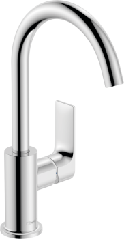 - HANSGROHE Rebris E bateria umywalkowa 210 z obrotową wylewką z kompletem odpływowym 72576000 - 72576000 - Łazienki Szydłowski