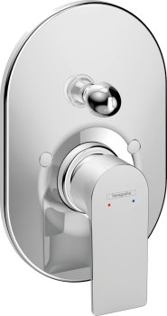- HANSGROHE Rebris E bateria wannowo- prysznicowa, element zewnetrzny do dwóch odbiorników chrom 72459000 - 72459000 - Łazienki Szydłowski