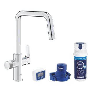 - GROHE-Blue Pure Start Zestaw startowy z filtrem z węglem aktywnym chrom 30596000 - 30596000 - Łazienki Szydłowski