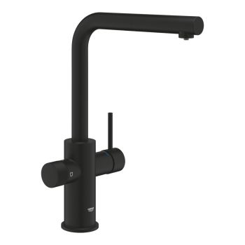 - GROHE-Blue Pure Minta Bateria kuchenna z wyciąganą wylewką phantom black 30590KF0 - 30590KF0 - Łazienki Szydłowski