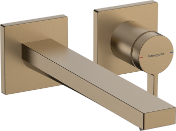  - HANSGROHE Tecturis E bateria umywalkowa ścienna,  z wylewką 22,5 cm brąz szczotkowany 73051140 - 73051140 - Łazienki Szydłowski