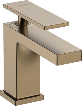 - HANSGROHE Tecturis E bateria umywalkowa 80 CoolStart kolor brąz szczotkowany 73001140 - 73001140 - Łazienki Szydłowski