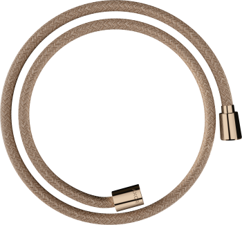 - AXOR ShowerSolutions Tekstylny wąż prysznicowy 125 cm z nakrętką cylindryczną i stożkową czerwone złoto polerowane 28227300 - 28227300 - Łazienki Szydłowski