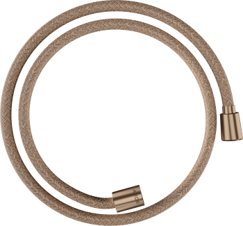  - Axor ShowerSolutions Tekstylny wąż prysznicowy 125 cm z nakrętką cylindryczną i stożkową czerwone złoto szczotkowane 28227310 - 28227310 - Łazienki Szydłowski