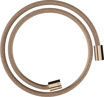 - Axor ShowerSolutions Tekstylny wąż prysznicowy 125 cm z nakrętkami cylindrycznymi czerwone złoto polerowane 28228300 - 28228300 - Łazienki Szydłowski
