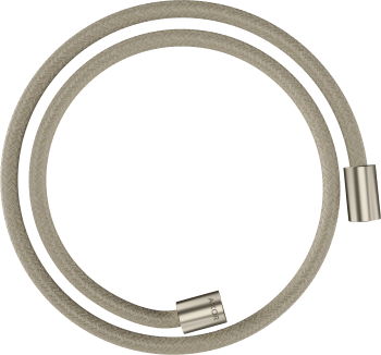 - Axor ShowerSolutions Tekstylny wąż prysznicowy 125 cm z nakrętkami cylindrycznymi nikiel szczotkowany 28228820 - 28228820 - Łazienki Szydłowski