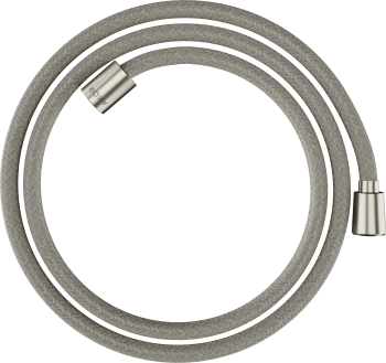 - Axor ShowerSolutions Tekstylny wąż prysznicowy 160 cm z nakrętką stożkową i cylindryczną stal szlachetna optyczna 28259800 - 28259800 - Łazienki Szydłowski
