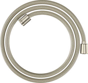 - AXOR ShowerSolutions Tekstylny wąż prysznicowy 160 cm z nakrętką stożkową i cylindryczną nikiel szczotkowany 28259820 - 28259820 - Łazienki Szydłowski