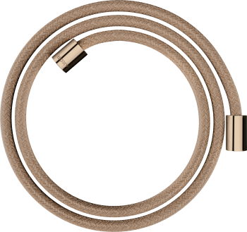 - Axor ShowerSolutions Tekstylny wąż prysznicowy 160 cm z nakrętkami cylindrycznymi czerwone złoto polerowane 28261300 - 28261300 - Łazienki Szydłowski