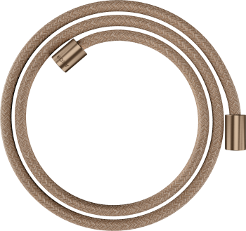  - Axor ShowerSolutions Tekstylny wąż prysznicowy 160 cm z nakrętkami cylindrycznymi czerwone złoto szczotkowane 28261310 - 28261310 - Łazienki Szydłowski