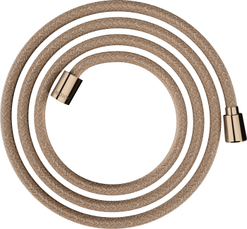 - Axor ShowerSolutions Tekstylny wąż prysznicowy 200 cm z nakrętką cylindryczną i stożkową czerwone złoto polerowane 28290300 - 28290300 - Łazienki Szydłowski