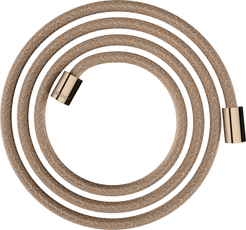 - Axor ShowerSolutions Tekstylny wąż prysznicowy 200 cm z nakrętkami cylindrycznymi czerwone złoto polerowane 28291300 - 28291300 - Łazienki Szydłowski