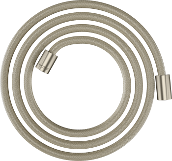 - Axor ShowerSolutions Tekstylny wąż prysznicowy 200 cm z nakrętkami cylindrycznymi nikiel szczotkowany 28291820 - 28291820 - Łazienki Szydłowski