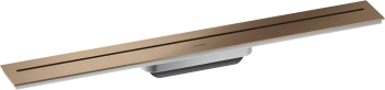 - AXOR Drain Element zewnętrzny odpływu liniowego 70 cm, przyścienny czerwone złoto szczotkowane 42525310 - 42525310 - Łazienki Szydłowski