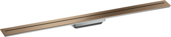 - Axor Drain Element zewnętrzny odpływu liniowego 100 cm, przyścienny czerwone złoto szczotkowane 42528310 - 42528310 - Łazienki Szydłowski