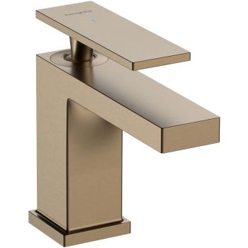 - HANSGROHE Tecturis E bateria umywalkowa 80 CoolStart z kompletem odpływowym brąz szczotkowany 73002140 - 73002140 - Łazienki Szydłowski