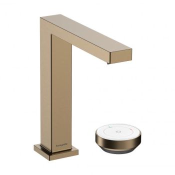 - HANSGROHE Tecturis E 2-otworowa bateria umywalkowa 150 CoolStart z niezamykanym kompletem odpływowym brąz szczotkowany 73053140 - 73053140 - Łazienki Szydłowski