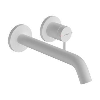  - HANSGROHE Tecturis S bateria umywalkowa z wylewką 22,5 cm biały mat 73351700 - 73351700 - Łazienki Szydłowski