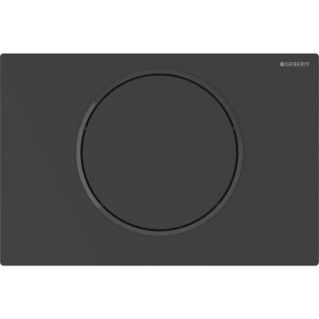- GEBERIT Sigma 10 Elektroniczny zestaw spłukujący WC stal nierdz., czarny mat, easy-to-clean 115867166 - 115.867.16.6 - Łazienki Szydłowski