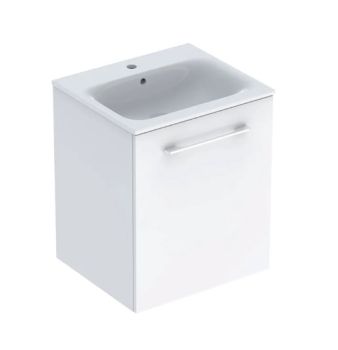  - GEBERIT Selnova Square Zestaw szafki z umywalka 55 x 50 x 2cm, biały 501248001 - 501.248.00.1 - Łazienki Szydłowski