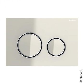 - GEBERIT Sigma 50 przycisk spłukujący szary piaskowy/chrom 115884JL1 - 115.884.JL.1 - Łazienki Szydłowski