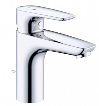 - KLUDI Pure&Solid bateria umywalkowa chrom 342930575WR4 - 342930575WR4 - Łazienki Szydłowski