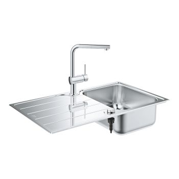  - GROHE-Minta Zlewozmywak z baterią kuchenną 31573SD1 - 31573SD1 - Łazienki Szydłowski
