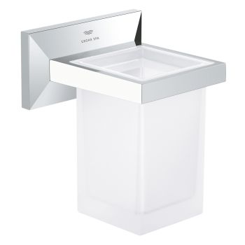 - GROHE-Allure Brilliant uchwyt ze szklanką (komplet) chrom 40893000 - 40893000 - Łazienki Szydłowski