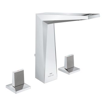 - GROHE-Allure Brilliant Private Collection Trzyotworowa bateria umywalkowa 1/2″ Rozmiar L chrom 20667000 - 20667000 - Łazienki Szydłowski