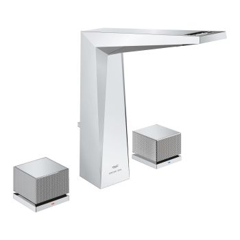 - GROHE-Allure Brilliant Private Collection Trzyotworowa bateria umywalkowa 1/2″ Rozmiar L chrom 20670000 - 20670000 - Łazienki Szydłowski