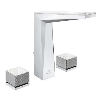 - GROHE-Allure Brilliant Private Collection Trzyotworowa bateria umywalkowa 1/2″ Rozmiar L chrom 20671000 - 20671000 - Łazienki Szydłowski