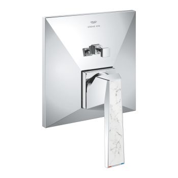 - GROHE-Allure Brilliant Private Collection Jednouchwytowa bateria do obsługi dwóch wyjść wody chrom 24426000 - 24426000 - Łazienki Szydłowski