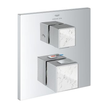 - GROHE-Allure Brilliant Termostatyczna bateria prysznicowa do obsługi dwóch wyjść wody chrom 24429000 - 24429000 - Łazienki Szydłowski