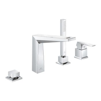 - GROHE-Allure Brilliant Private Collection 4-otworowa bateria wannowa chrom 29525000 - 29525000 - Łazienki Szydłowski