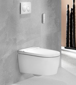 - GEBERIT AquaClean Sela toaleta myjąca wisząca z TurboFlushj, biały mat 146220JT1 - 146.220.JT.1 - Łazienki Szydłowski