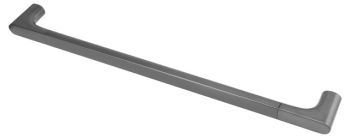 - KEUCO Edition 400 Reling na ręcznik 80 cm chrom czarny szczotkowany 11501130800 - 11501130800 - Łazienki Szydłowski