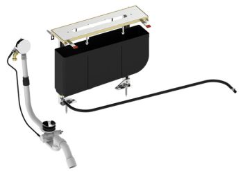 - KEUCO Equipment and accessories Blok montażowy chrom 51130000075 - 51130000075 - Łazienki Szydłowski