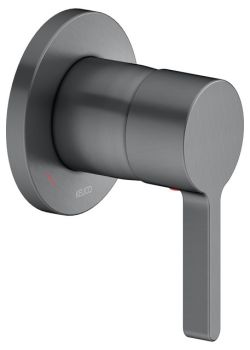 - KEUCO Edition 400 Bateria prysznicowa chrom czarny szczotkowany 51551130001 - 51551130001 - Łazienki Szydłowski