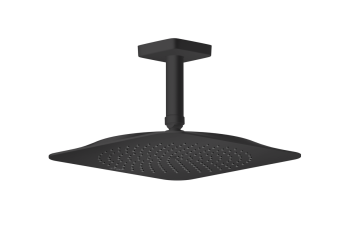 - AXOR Citterio C deszczownica prysznicowa 27 x 27cm 1jet EcoSmart+ z przyłączem sufitowym czarny mat 28793670 - 28793670 - Łazienki Szydłowski