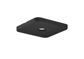 - AXOR Citterio C Rozeta sufitowa 12 x 12cm softsquare czarny mat 28802670 - 28802670 - Łazienki Szydłowski