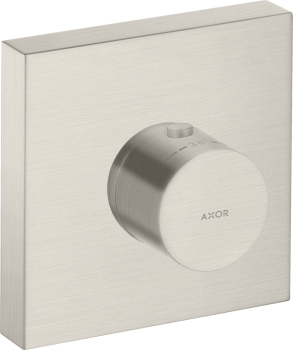 - AXOR ShowerSolutions Bateria termostatyczna 12 x 12 cm, podtynkowa stal szlachetna optyczna 10755800 - 10755800 - Łazienki Szydłowski