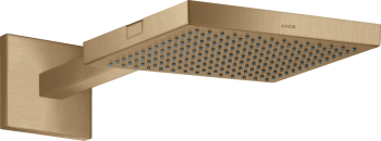  - AXOR ShowerSolutions Deszczownica 24 x 24cm 1jet z ramieniem prysznicowym brąz szczotkowany 10925140 - 10925140 U - Łazienki Szydłowski
