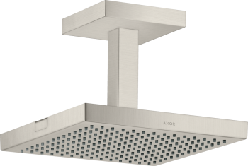 - AXOR ShowerSolutions Deszczownica prysznicowa 24 x 24 cm 1jet do montażu w suficie stal szlachetna optyczna 10929800 - 10929800 - Łazienki Szydłowski