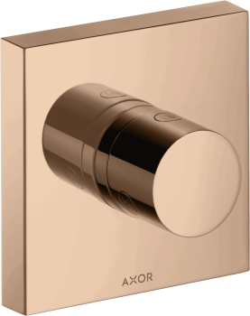 - AXOR ShowerSolutions Zawór odcinająco-przełączający Trio/Quattro 12 x 12 cm, czerwony złoty polerowany 10932300 - 10932300 - Łazienki Szydłowski