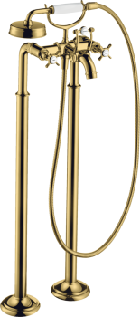 - AXOR Montreux 2-uchwytowa bateria wannowa z uchwytami krzyżowymi, wolnostojąca 16547990 - 16547990 - Łazienki Szydłowski