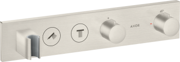 - AXOR ShowerSolutions Moduł termostatyczny 460/90 do 2 odbiorników, podtynkowy stal szlachetna optyczna 18355800 - 18355800 - Łazienki Szydłowski