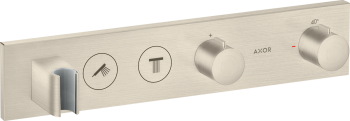 - AXOR ShowerSolutions Moduł termostatyczny 460/90 do 2 odbiorników, podtynkowy nikiel szczotkowany 18355820 - 18355820 - Łazienki Szydłowski